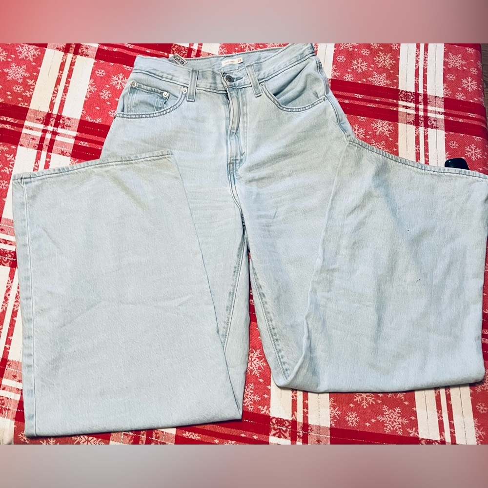 Levi's Light Blue Straight Leg Jeans